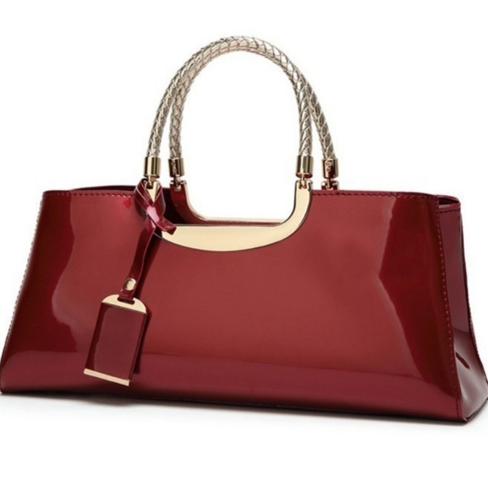 💥👜New👜💥Elegant Wine Red Women's Handbag